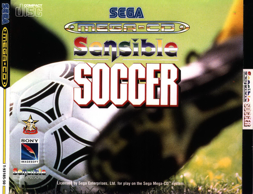Sensible Soccer (Europe) Sega CD Game Cover